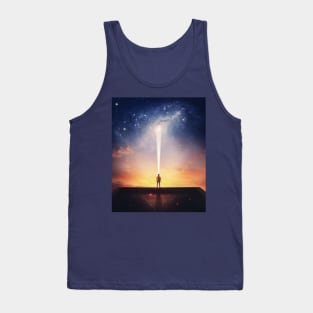 watching the galaxy Tank Top